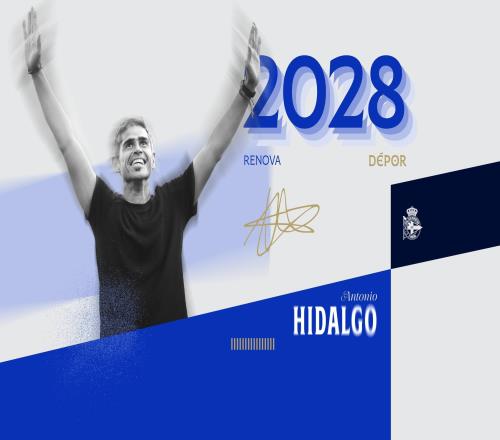 官方：拉科魯尼亞與主帥伊達爾戈續約至2028年
