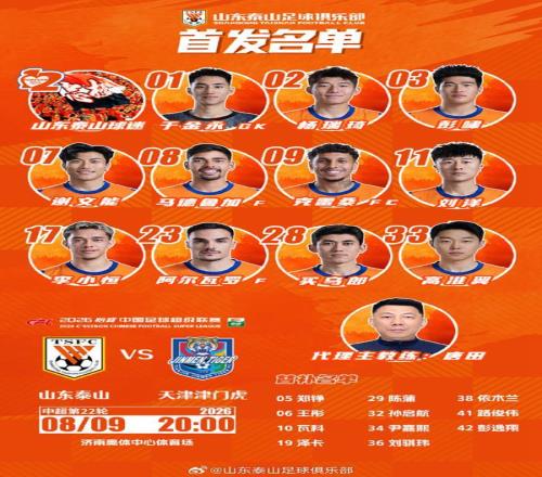換帥后兩連勝！克雷桑絕殺劉洋破門泰山2比1逆轉津門虎
