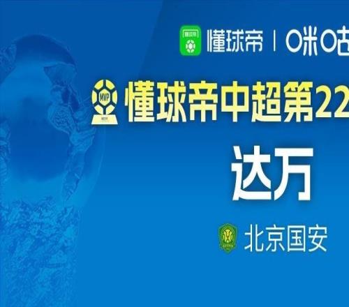 懂球帝2026賽季中超第22輪MVP：達萬