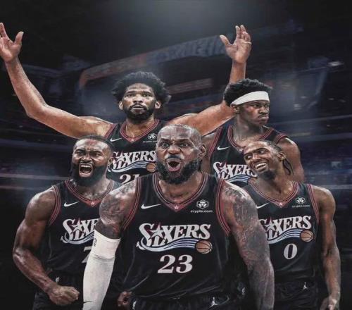 NBA大结局詹姆斯重磅加盟76人，组豪华四巨头，年薪曝光：2年800万堪比白菜价
