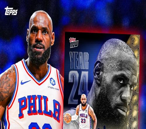 商业化夯爆，Topps抢先Shams曝光詹姆斯加盟76人并发布球星卡