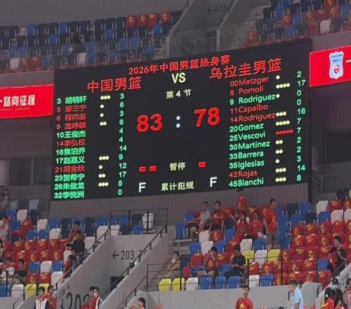 中国男篮开门红！没想到，广东中锋爆发了