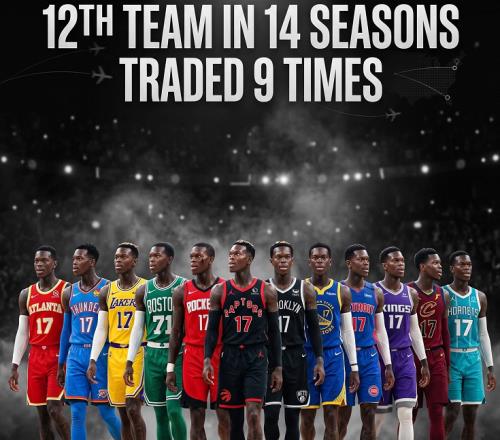 1换1！9次交易换12支球队！世界杯MVP成NBA历史第2流浪汉