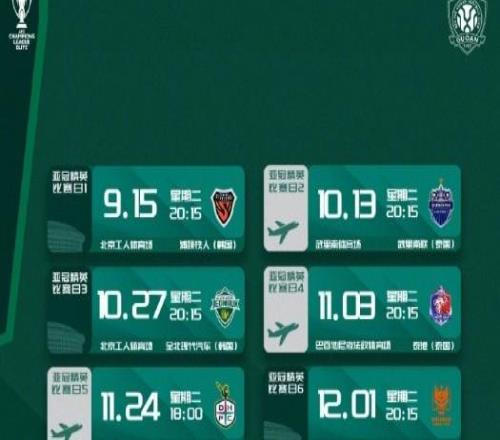 当中超赛程撞车亚冠足协该调整赛程助力中超三雄